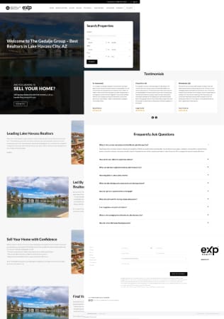 The Gedalje Group website design by Elite Web Professionals