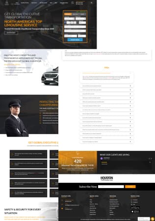 Get Global Executive Transportation website design by Elite Web Professionals