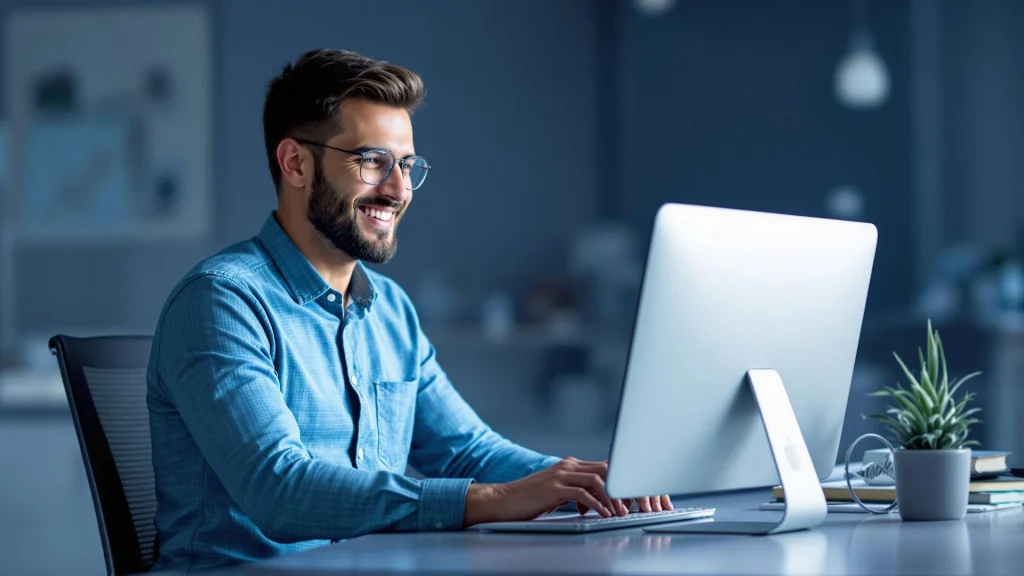 Business Owner Using Free SEO Tools