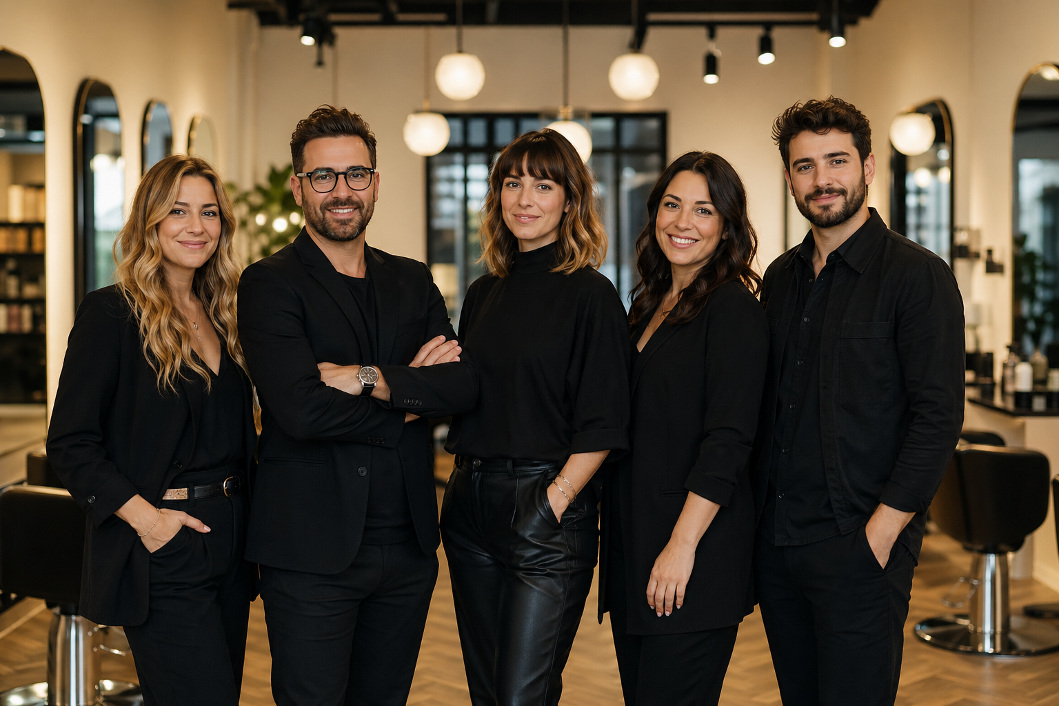 Atlanta salon team photography that supports trust and local brand credibility