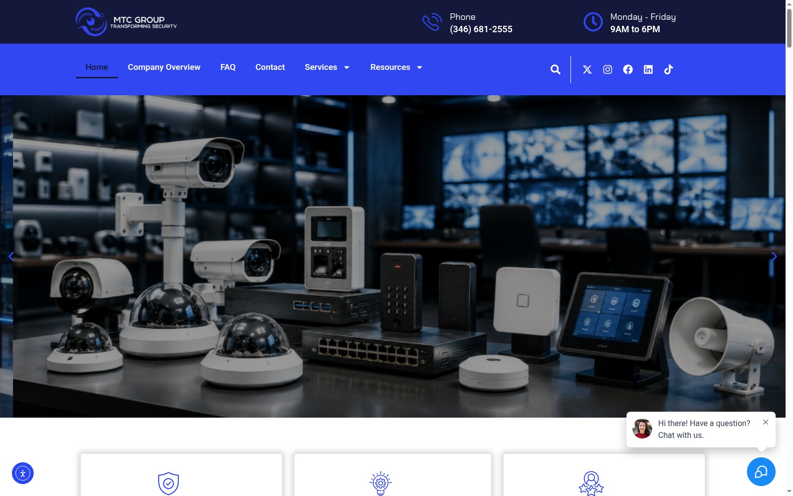 ROI Security Savings homepage screenshot